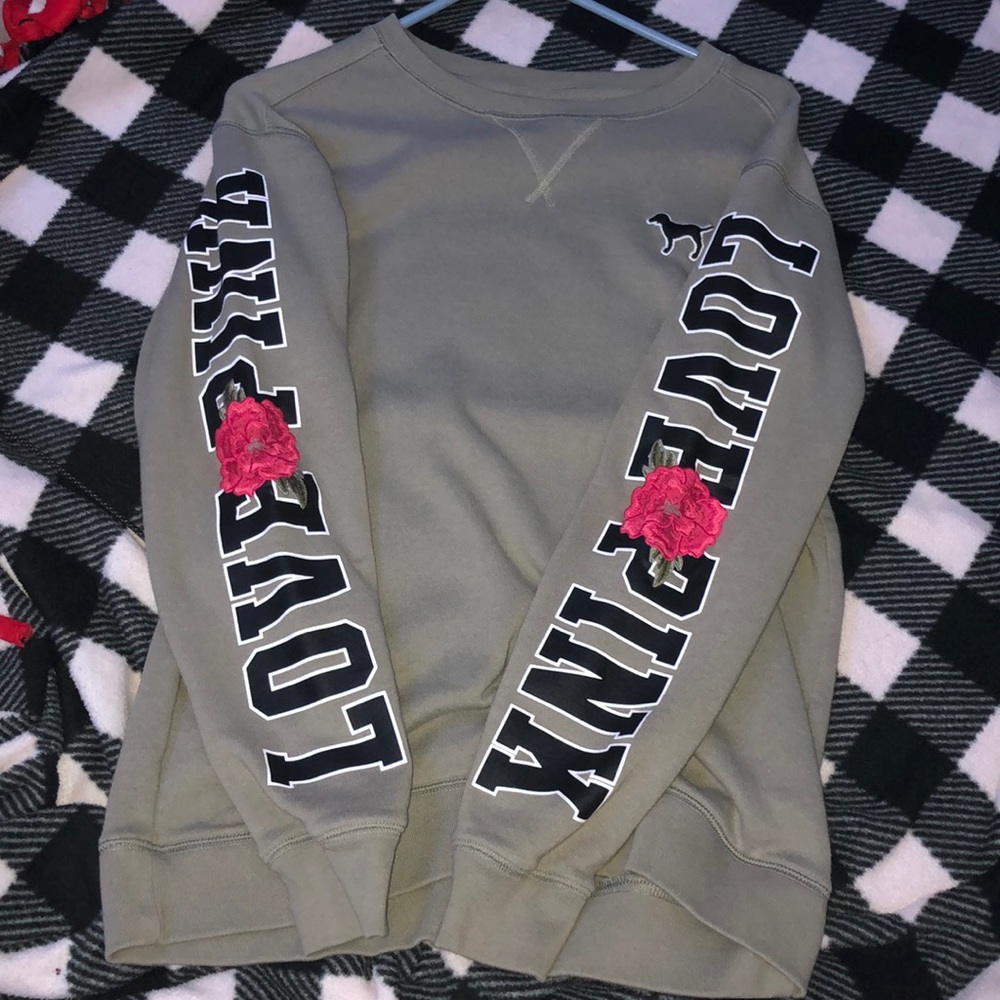 Victoria secret’s pink crew neck